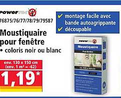 Moustiquaire pour fenêtre