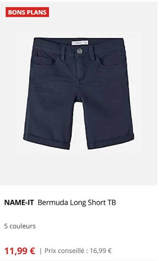NAME-IT Bermuda Long Short TB