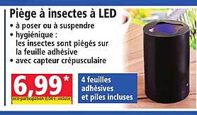 Piège à insectes à LED