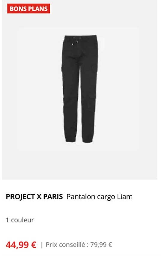 PROJECT X PARIS Pantalon cargo Liam