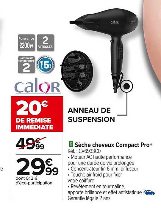 Sèche cheveux Compact Pro+