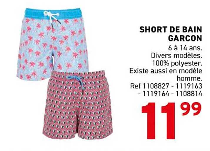 SHORT DE BAIN GARCON