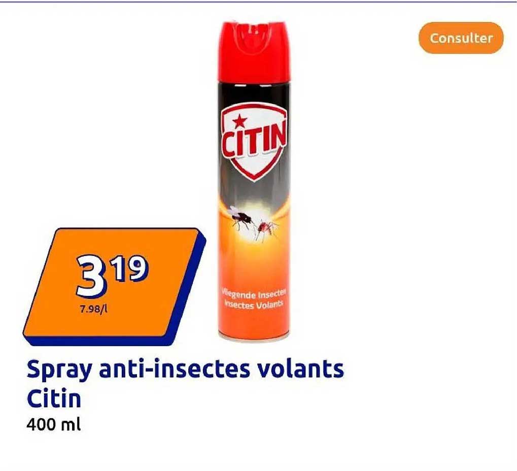 Spray anti-insectes volants Citin 400 ml