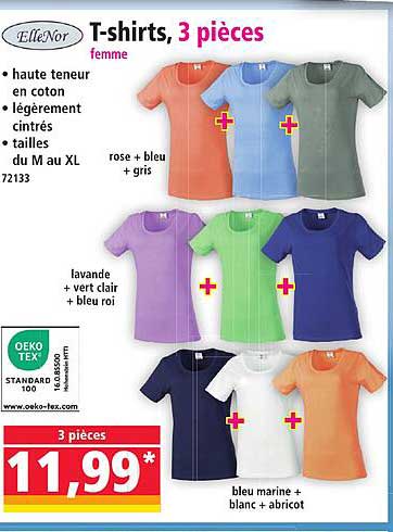 T-shirts, 3 pièces