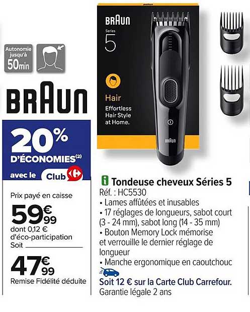 Tondeuse cheveux Série 5
