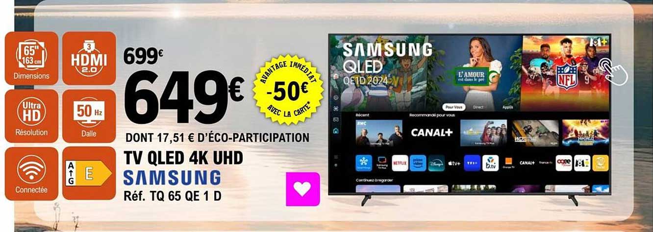 TV QLED 4K UHD SAMSUNG