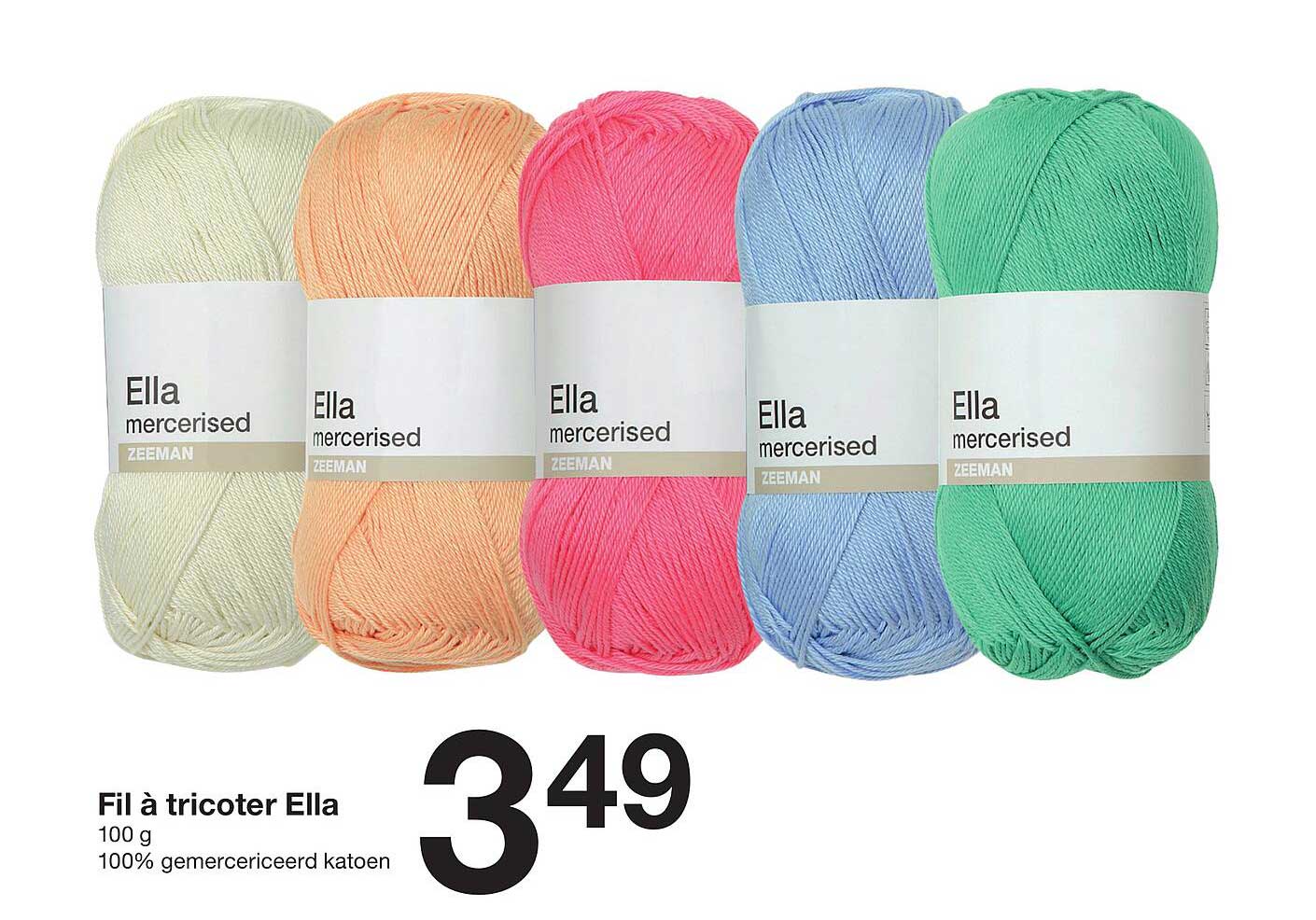Fil à tricoter Ella