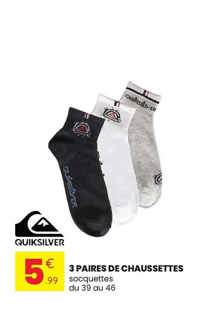 3 PAIRES DE CHAUSSETTES