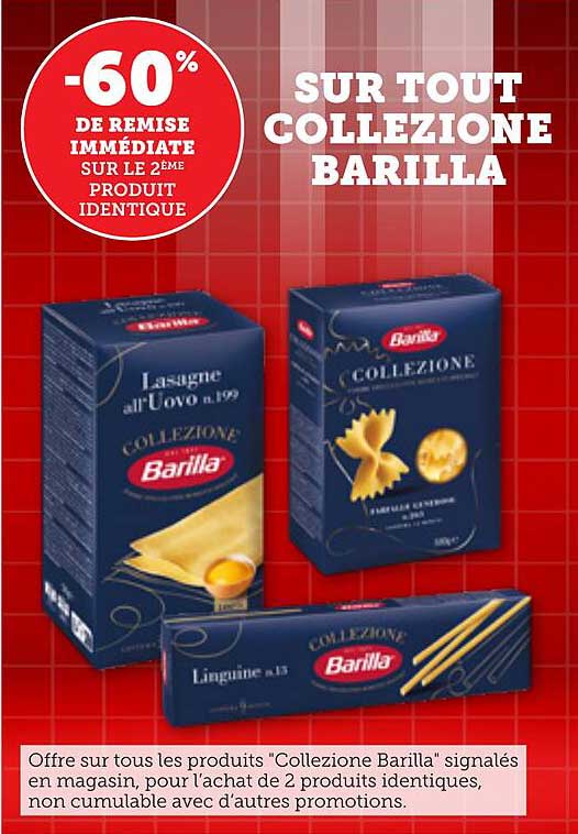 -60% DE REMISE IMMEDIATE SUR LE 2ÈME PRODUIT IDENTIQUE