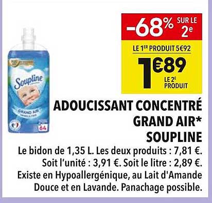 ADOUCISSANT CONCENTRÉ GRAND AIR* SOUPLINE