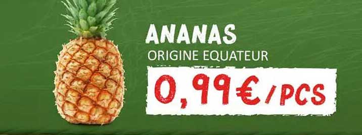 ANANAS ORIGINE EQUATEUR