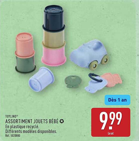 ASSORTIMENT JOUETS BÉBÉ