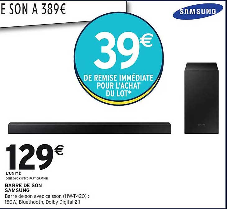 BARRE DE SON SAMSUNG