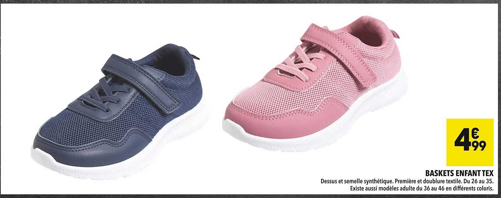 BASKETS ENFANT TEX