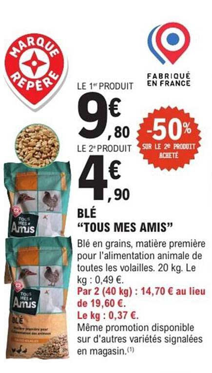 BLÉ "TOUS MES AMIS"