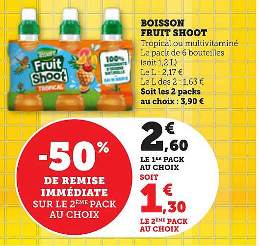 BOISSON FRUIT SHOOT