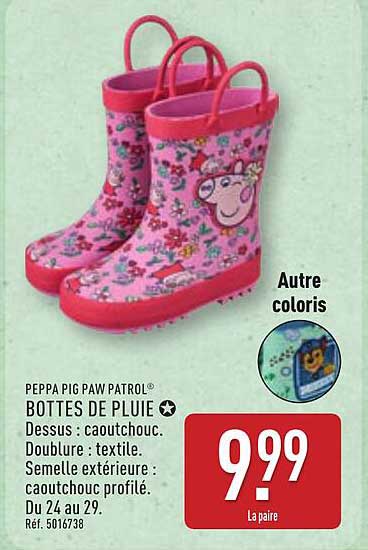 BOTTES DE PLUIE