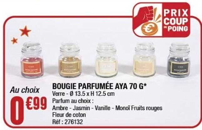 BOUGIE PARFUMÉE AYA 70 G*