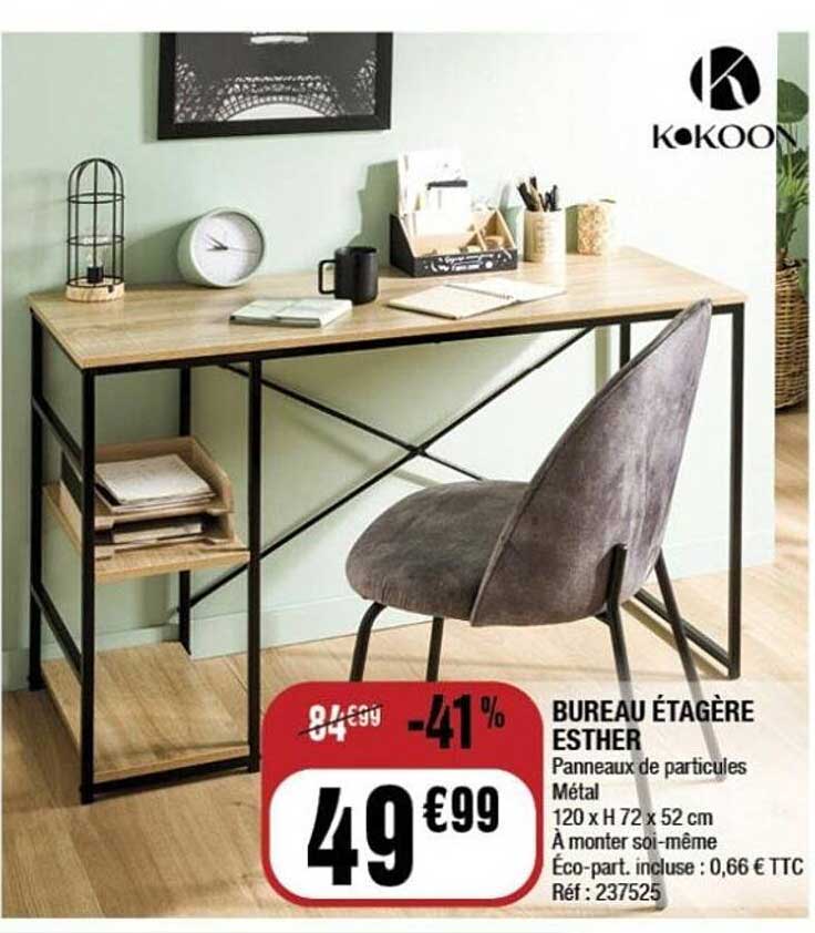 BUREAU ÉTAGÈRE ESTHER
