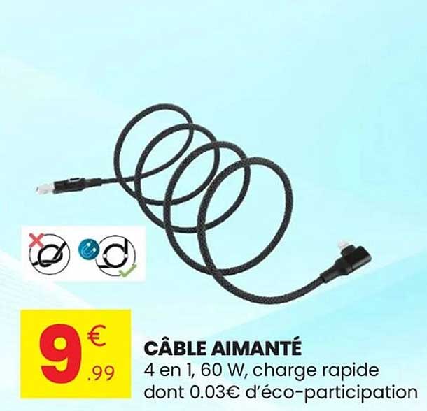 CÂBLE AIMANTÉ