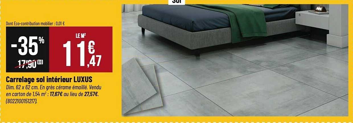 Carrelage sol intérieur LUXUS