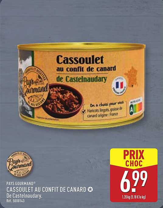 CASSOULET AU CONFIT DE CANARD DE CASTELNAUDARY