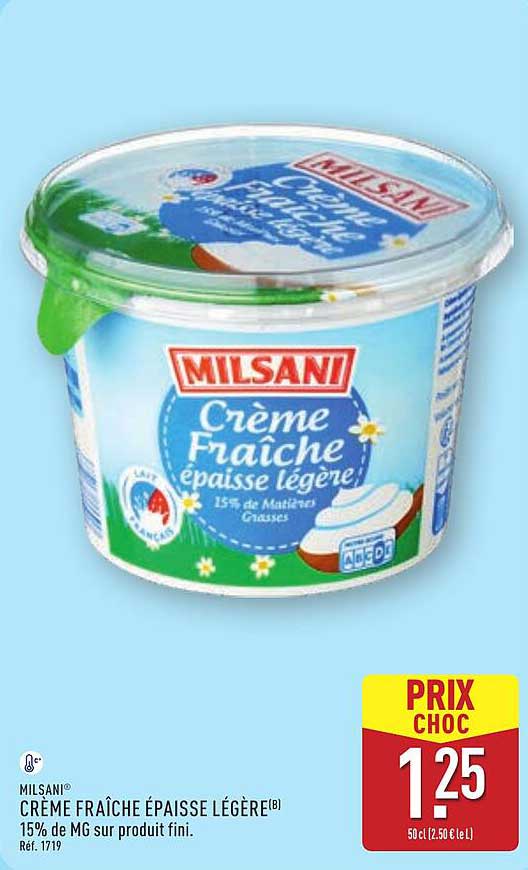 CREME FRAICHE EPAISSE LEGERE