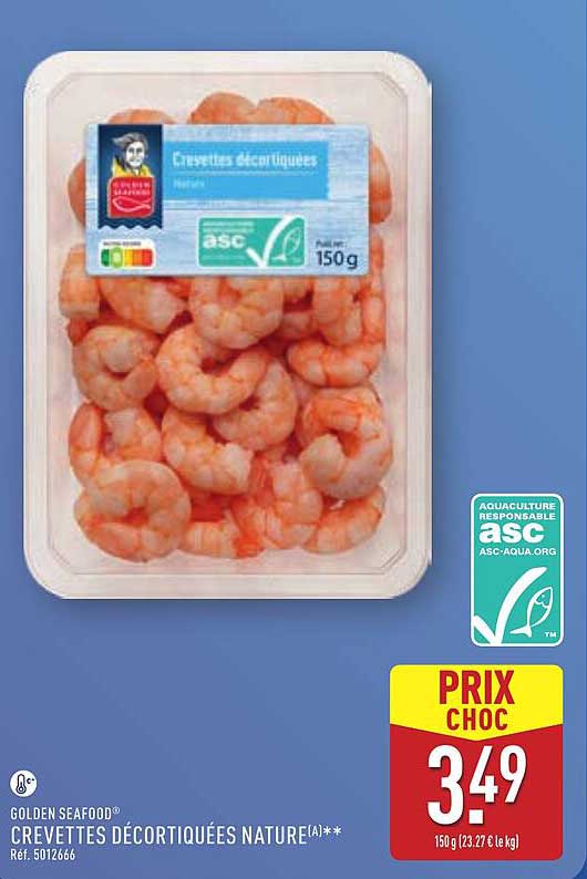 Crevettes décortiquées 150g