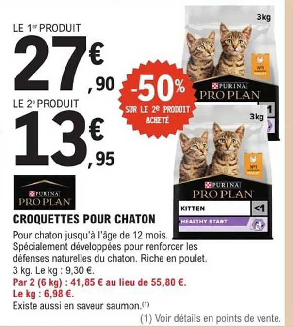 CROQUETTES POUR CHATON