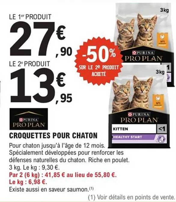 CROQUETTES POUR CHATON