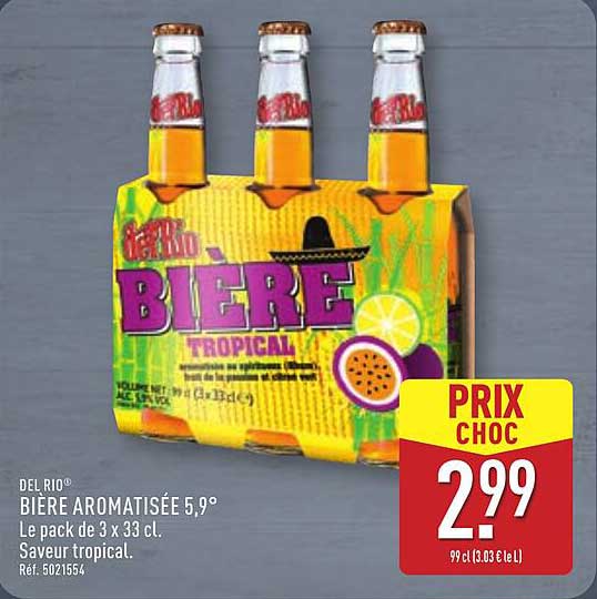 DEL RIO® BIÈRE AROMATISÉE 5,9°