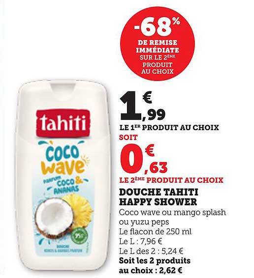 DOUCHE TAHITI HAPPY SHOWER