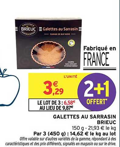 GALettes au Sarrasin Brieux
