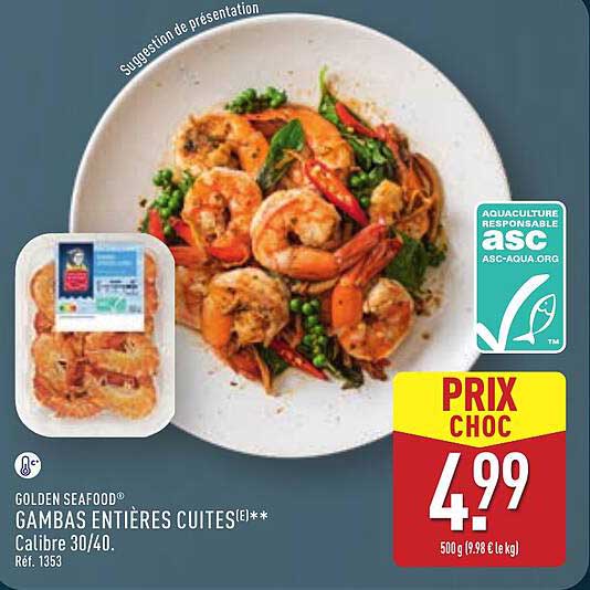 GAMBAR ENTIERES CUITES 500g