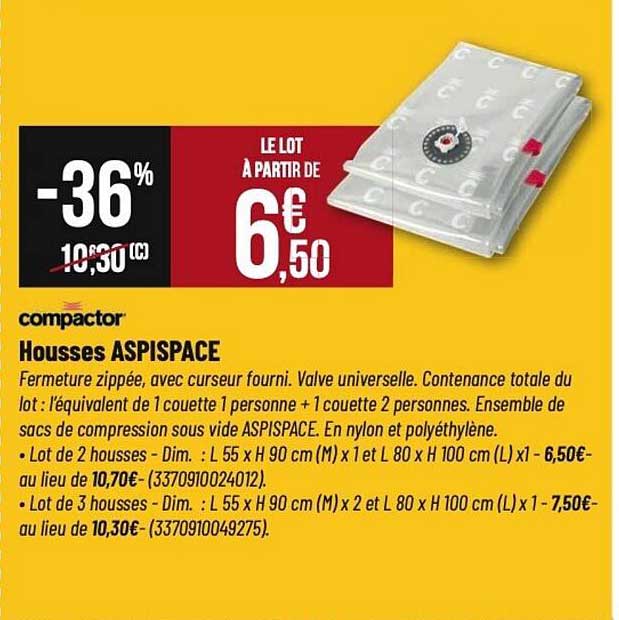 Housses ASPISPACE