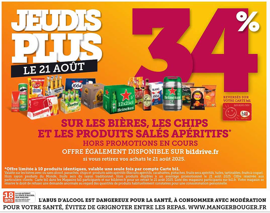 JEUDIS PLUS - 34 %