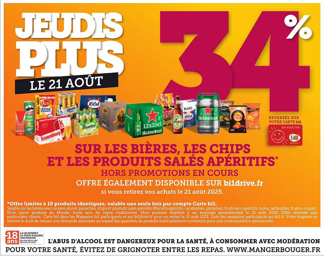 JEUDIS PLUS LE 21 AOÛT