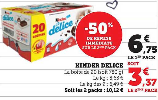KINDER DELICE