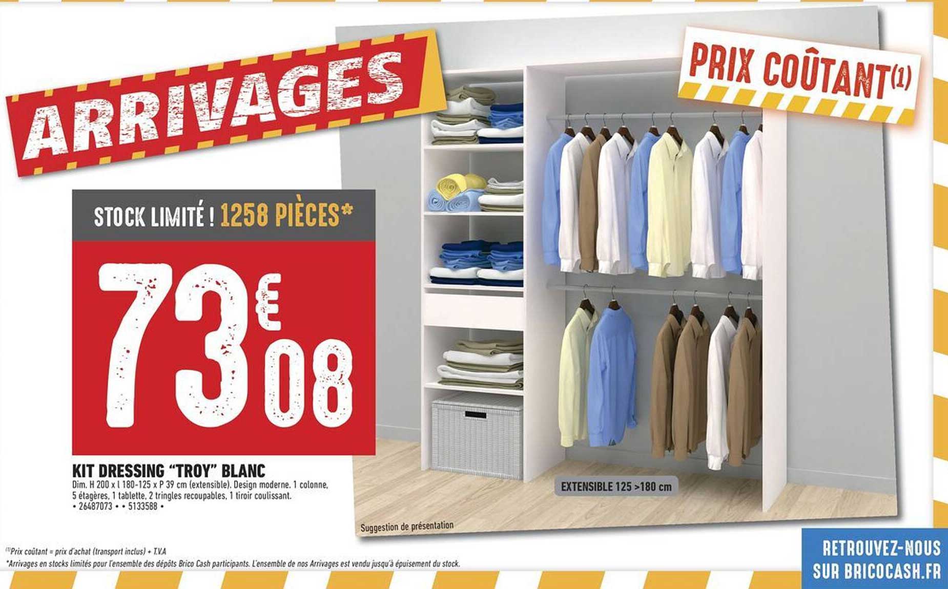KIT DRESSING "TROY" BLANC