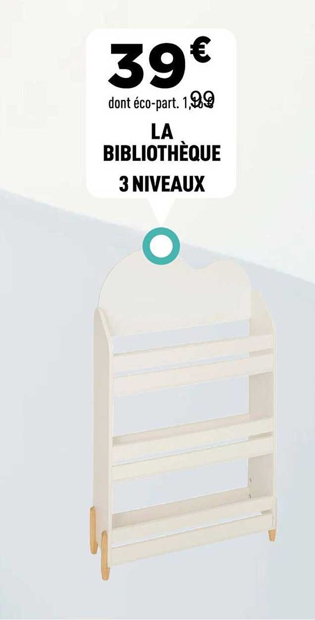 LA BIBLIOTHÈQUE 3 NIVEAUX