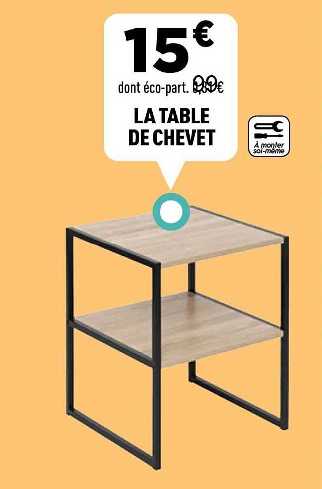 LA TABLE DE CHEVET