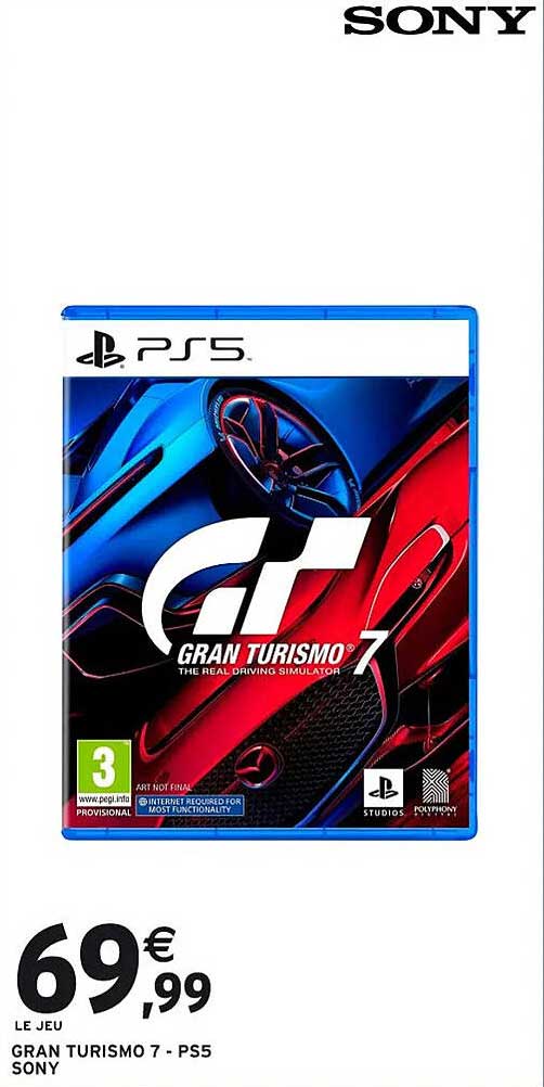 LE JEU GRAN TURISMO 7 - PS5
