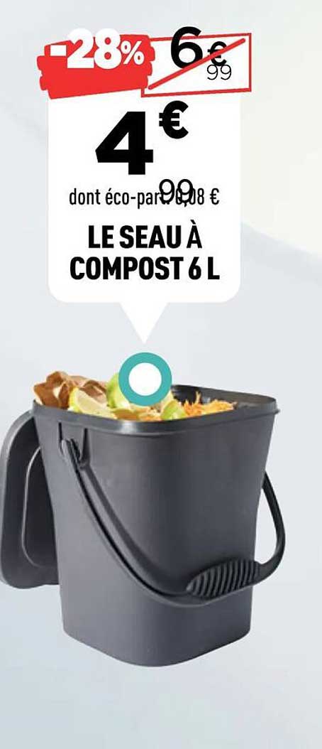 LE SEAU À COMPOST 6 L
