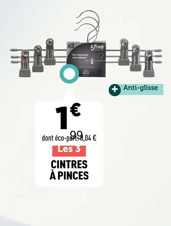 Les 3 Cintres à Pinces
