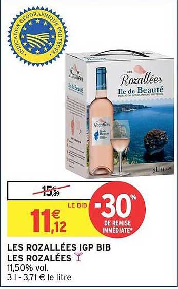 LES ROZALLÉES IGP BIB LES ROZALLÉES
