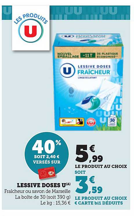 LESSIVE DOSES U(A)