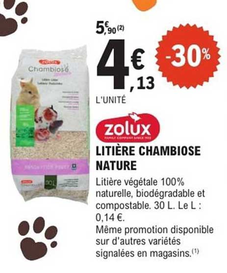 LITIÈRE CHAMBIOSE NATURE