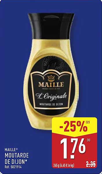 MAILLE MOUTARDE DE DIJON
