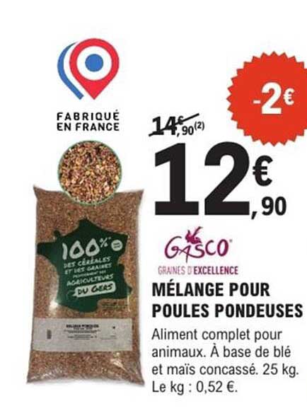 MÉLANGE POUR POULES PONDEUSES