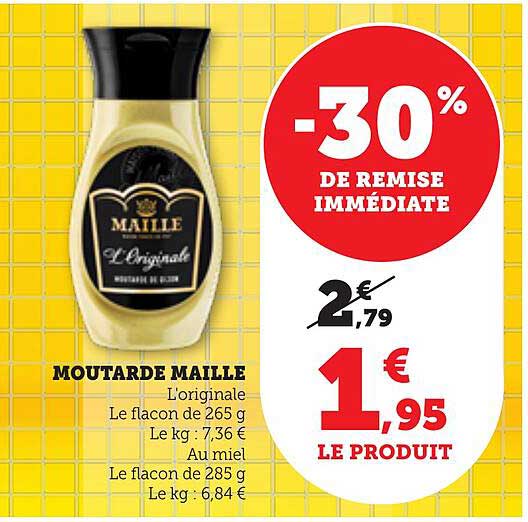 MOUTARDE MAILLE L'originale